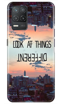 Look at things different Mobile Back Case for Realme 8 5G (Design - 99)