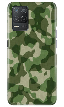 Army Camouflage Mobile Back Case for Realme 8 5G  (Design - 106)