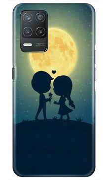 Love Couple Mobile Back Case for Realme 8 5G  (Design - 109)