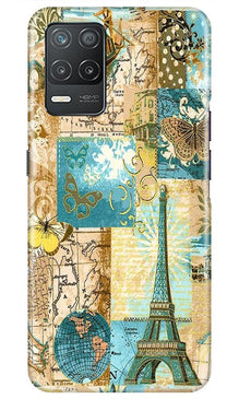 Travel Eiffel Tower Mobile Back Case for Narzo 30 5G (Design - 206)