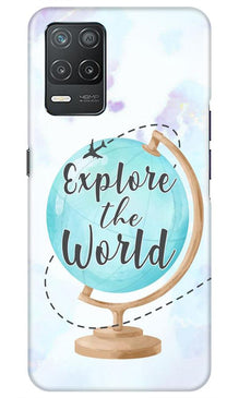 Explore the World Mobile Back Case for Realme 8 5G (Design - 207)