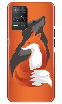 Wolf  Mobile Back Case for Realme 8 5G (Design - 224)