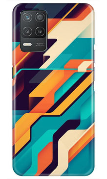 Modern Art Mobile Back Case for Realme 8 5G (Design - 233)