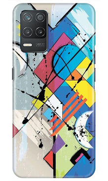 Modern Art Mobile Back Case for Realme 8 5G (Design - 235)