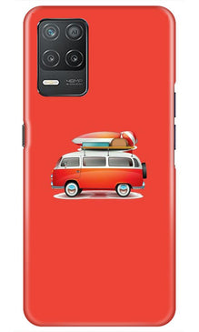 Travel Bus Mobile Back Case for Realme 8 5G (Design - 258)