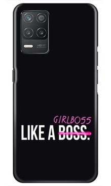 Like a Girl Boss Mobile Back Case for Realme 8 5G (Design - 265)