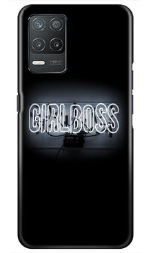 Girl Boss Black Mobile Back Case for Realme 8 5G (Design - 268)