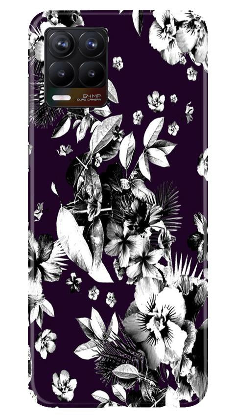 white flowers Case for Realme 8