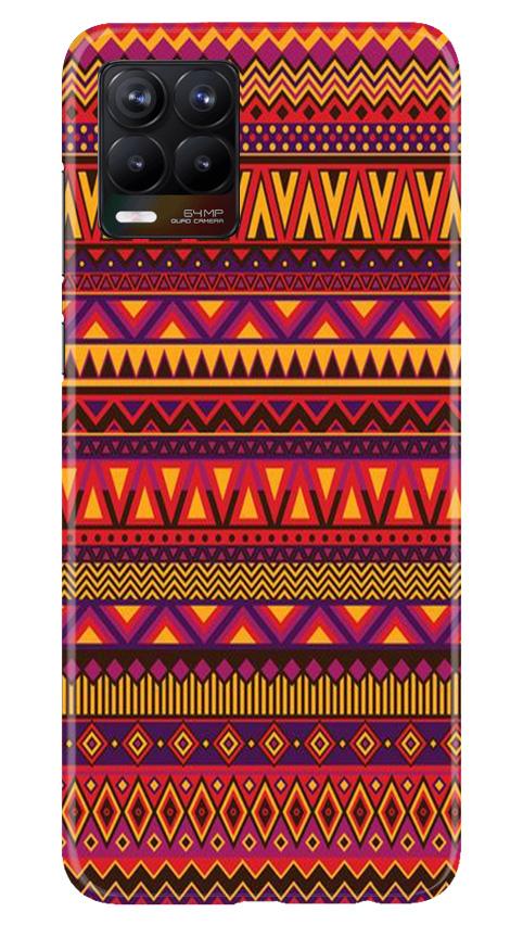 Zigzag line pattern2 Case for Realme 8