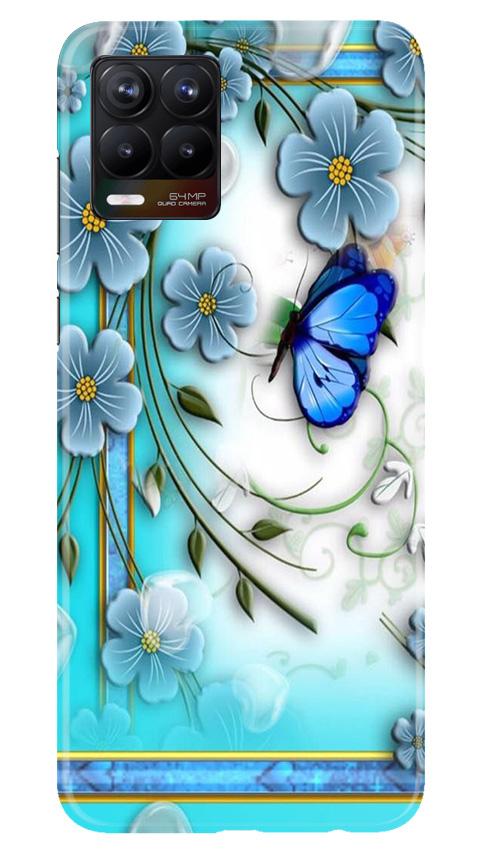 Blue Butterfly Case for Realme 8