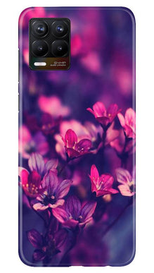 flowers Mobile Back Case for Realme 8 (Design - 25)