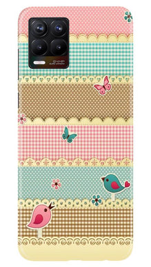 Gift paper Mobile Back Case for Realme 8 (Design - 38)