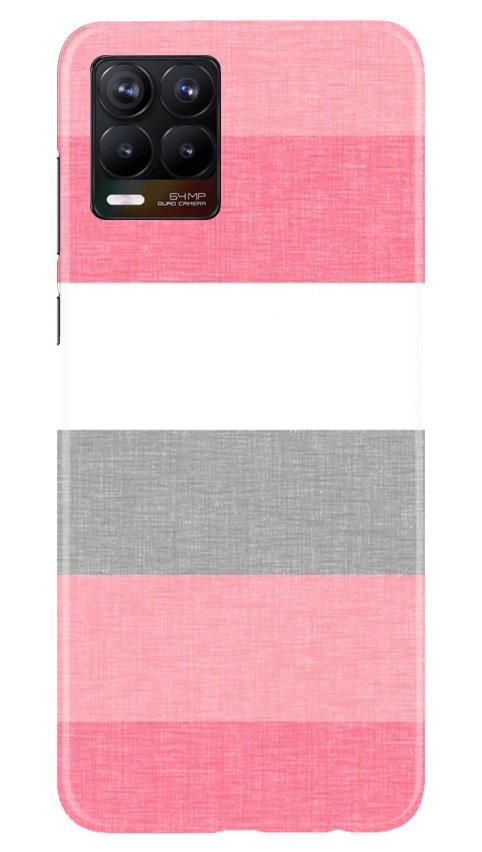 Pink white pattern Case for Realme 8