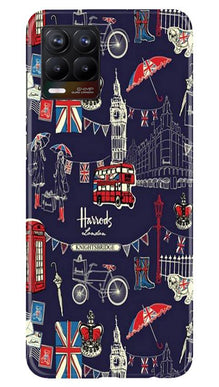 Love London Mobile Back Case for Realme 8 (Design - 75)