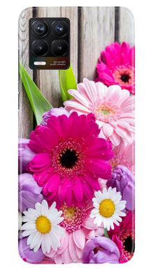 Coloful Daisy2 Mobile Back Case for Realme 8 (Design - 76)