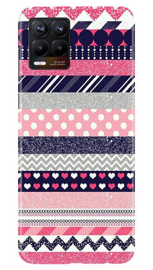 Pattern3 Mobile Back Case for Realme 8 (Design - 90)