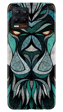 Lion Mobile Back Case for Realme 8 (Design - 97)