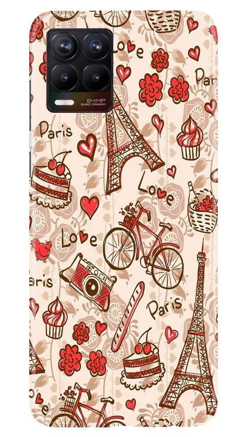 Love Paris Case for Realme 8(Design - 103)