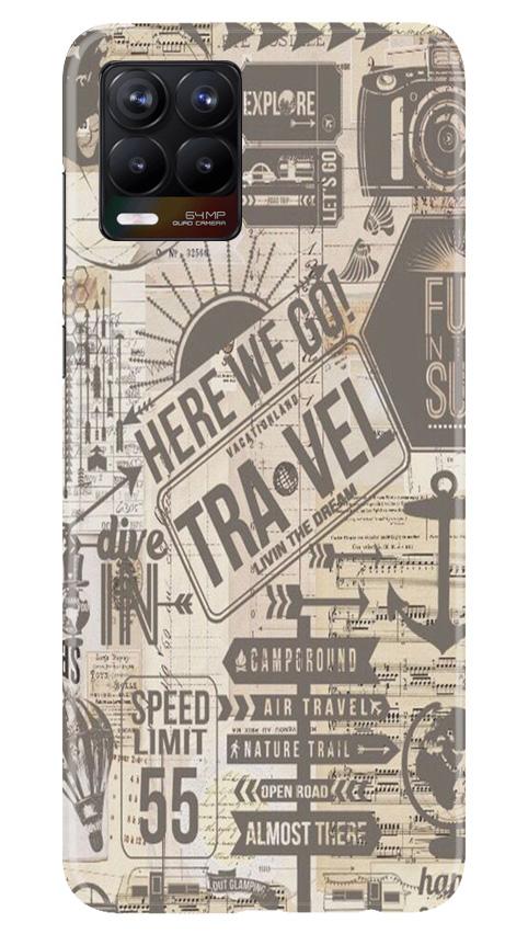 Travel Case for Realme 8(Design - 104)