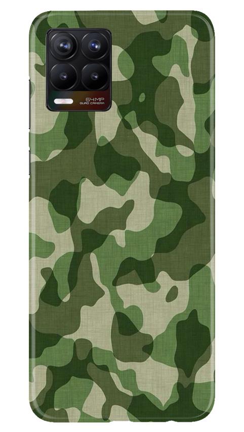 Army Camouflage Case for Realme 8(Design - 106)