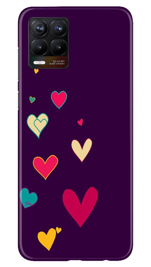 Purple Background Case for Realme 8(Design - 107)