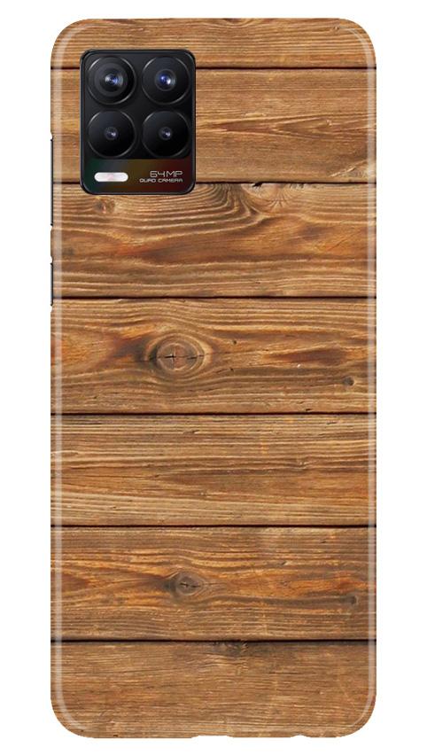 Wooden Look Case for Realme 8(Design - 113)