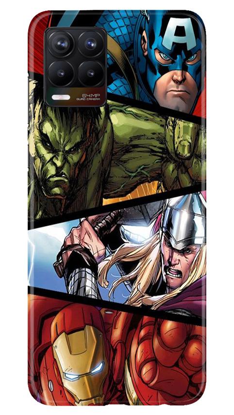 Avengers Superhero Case for Realme 8(Design - 124)