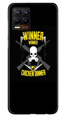 Winner Winner Chicken Dinner Mobile Back Case for Realme 8  (Design - 178)