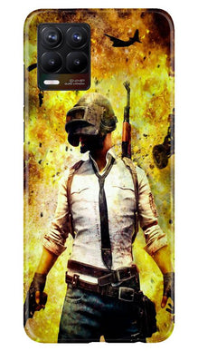 Pubg Mobile Back Case for Realme 8  (Design - 180)