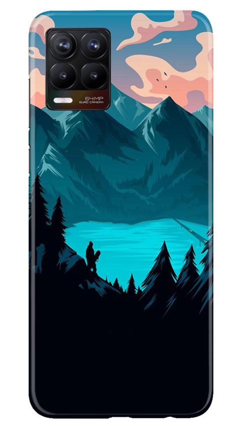 Mountains Case for Realme 8 (Design - 186)