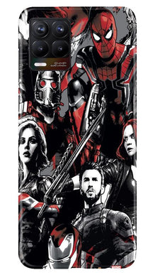 Avengers Mobile Back Case for Realme 8 (Design - 190)