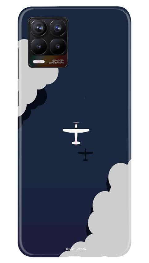 Clouds Plane Case for Realme 8 Pro (Design - 196)