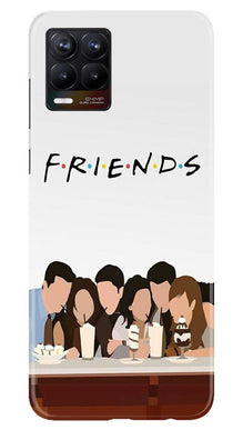 Friends Mobile Back Case for Realme 8 (Design - 200)