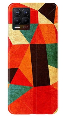 Modern Art Mobile Back Case for Realme 8 (Design - 203)