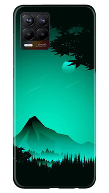 Moon Mountain Mobile Back Case for Realme 8 Pro (Design - 204)