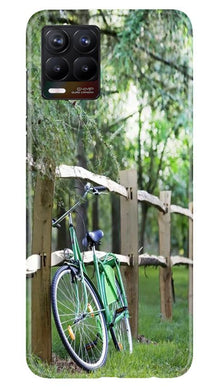 Bicycle Mobile Back Case for Realme 8 (Design - 208)