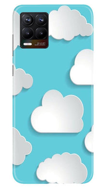 Clouds Mobile Back Case for Realme 8 (Design - 210)