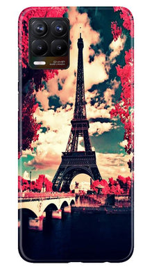 Eiffel Tower Mobile Back Case for Realme 8 (Design - 212)