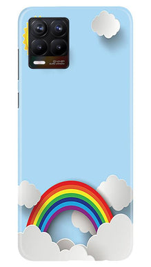 Rainbow Mobile Back Case for Realme 8 (Design - 225)