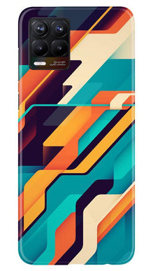 Modern Art Mobile Back Case for Realme 8 (Design - 233)