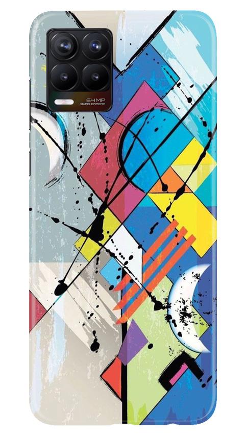 Modern Art Case for Realme 8 (Design No. 235)