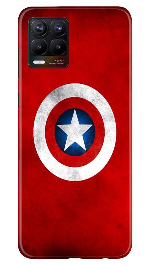 Captain America Case for Realme 8 Pro (Design No. 249)