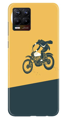 Bike Lovers Mobile Back Case for Realme 8 (Design - 256)