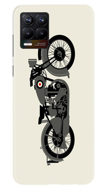 MotorCycle Mobile Back Case for Realme 8 Pro (Design - 259)