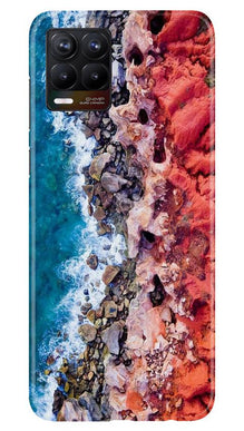 Sea Shore Mobile Back Case for Realme 8 (Design - 273)