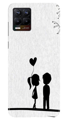 Cute Kid Couple Mobile Back Case for Realme 8 (Design - 283)