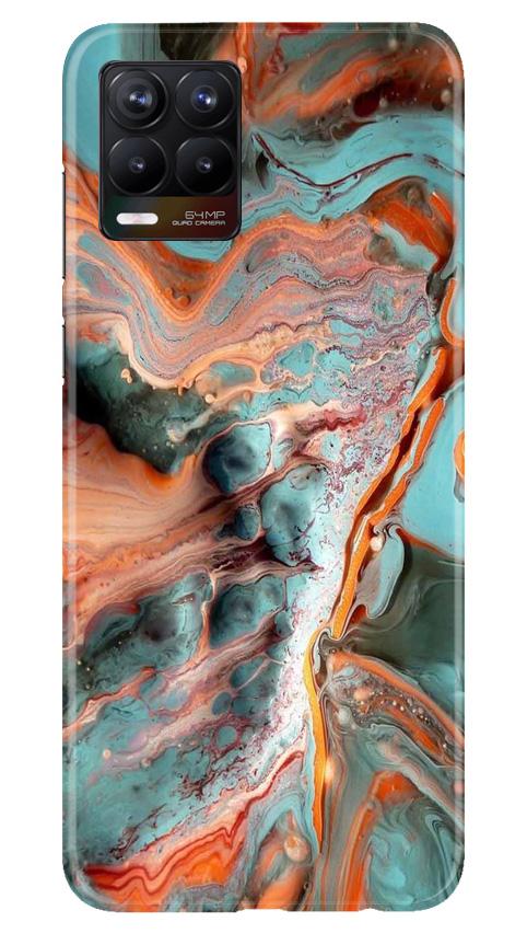 Marble Texture Mobile Back Case for Realme 8 Pro (Design - 309)