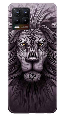 Lion Mobile Back Case for Realme 8 Pro (Design - 315)