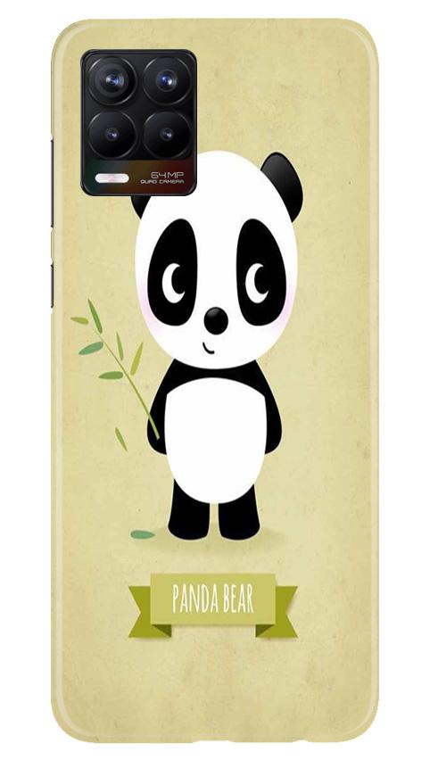 Panda Bear Mobile Back Case for Realme 8 Pro (Design - 317)