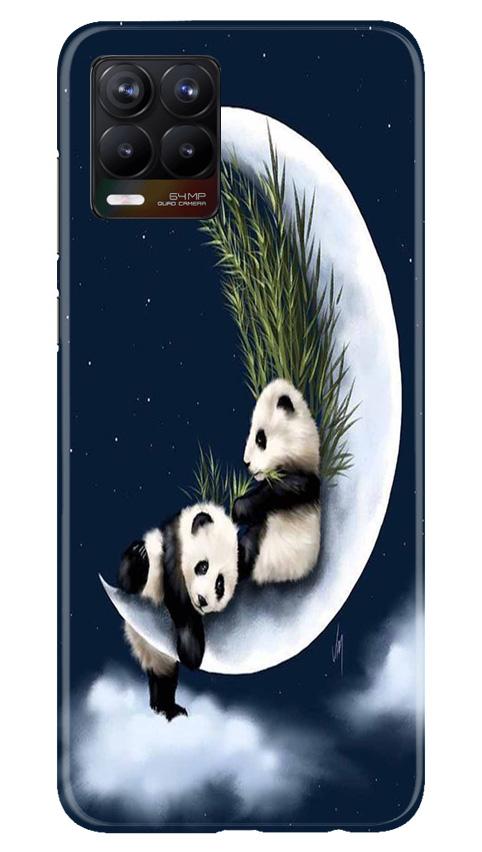 Panda Moon Mobile Back Case for Realme 8 Pro (Design - 318)